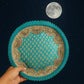 Minty Green Gota Karwa Chauth Thali Set