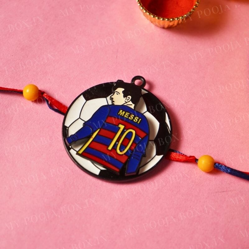 Cute Messi No.10 Quirky Rakhi