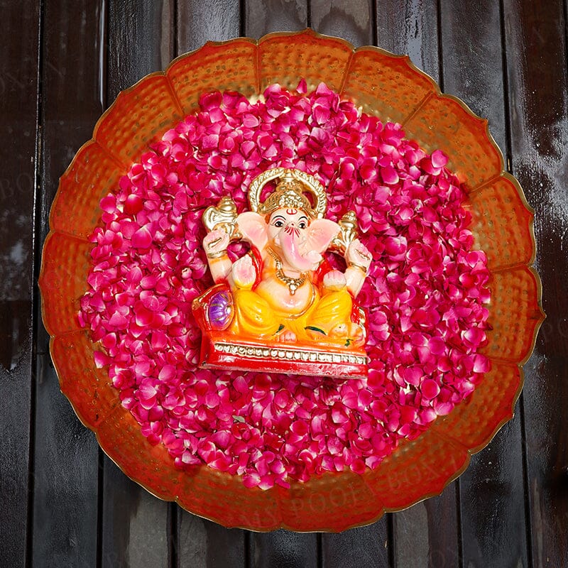10INCH Lambakarna Eco-Friendly Ganpati | Plant-A-Ganesha