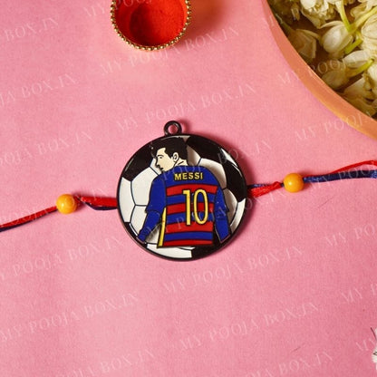 Cute Messi No.10 Quirky Rakhi