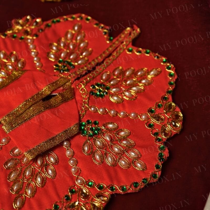 Designer laddu gopal poshak(Assorted) Size no. 4