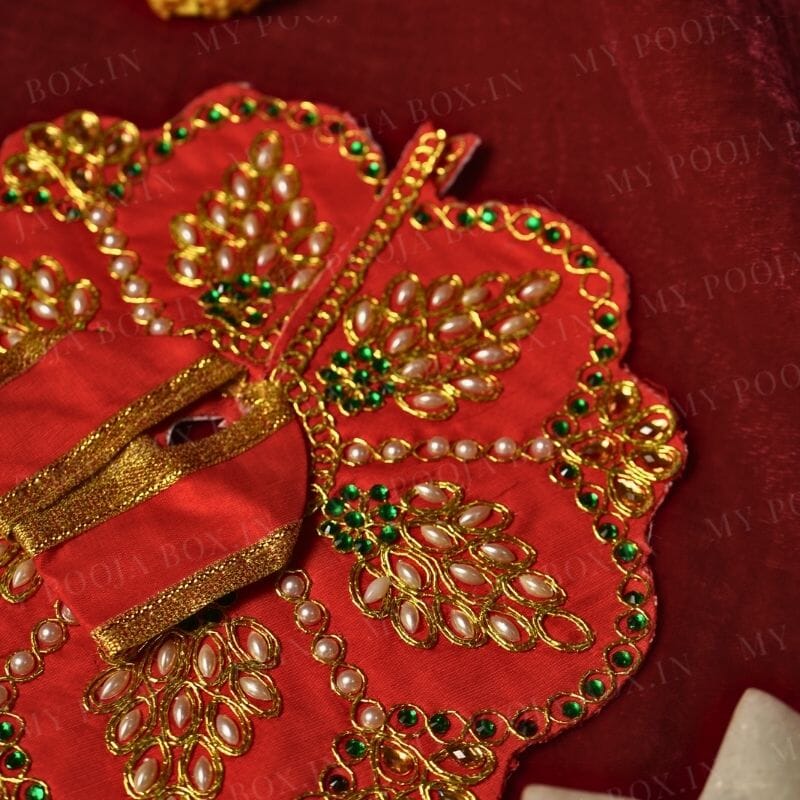 Designer laddu gopal poshak(Assorted) Size no. 4