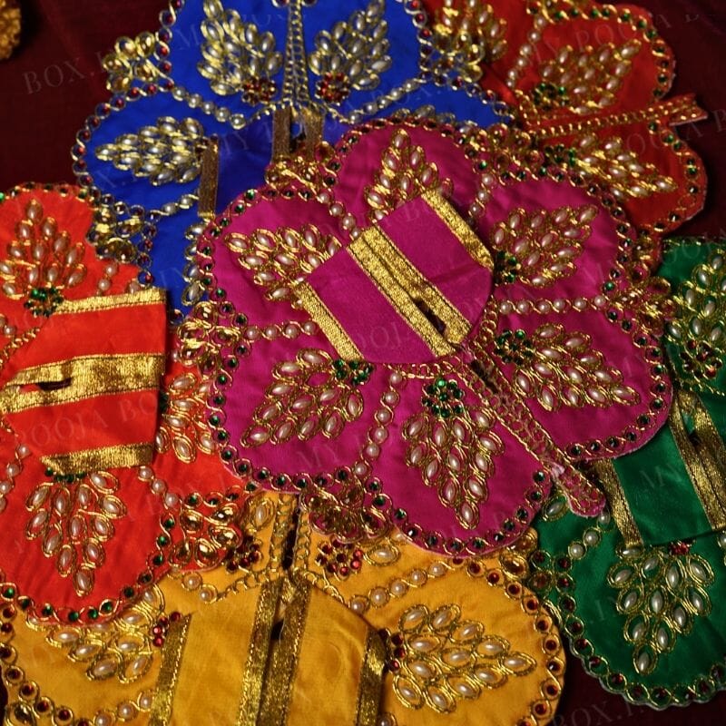 Designer laddu gopal poshak(Assorted) Size no. 4