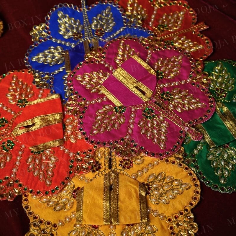 Designer laddu gopal poshak(Assorted) Size no. 4