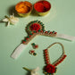Rose Floral Laddu Gopal Jewellery
