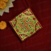 Swastik Design Pooja Chowki