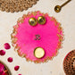 OM Resin Roli Pooja Thali 8"