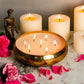 Brass Finish Luxury Scented Candle Urli
