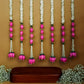 Artificial Triple Lotus Bud Jasmine Flower Backdrop Decoration