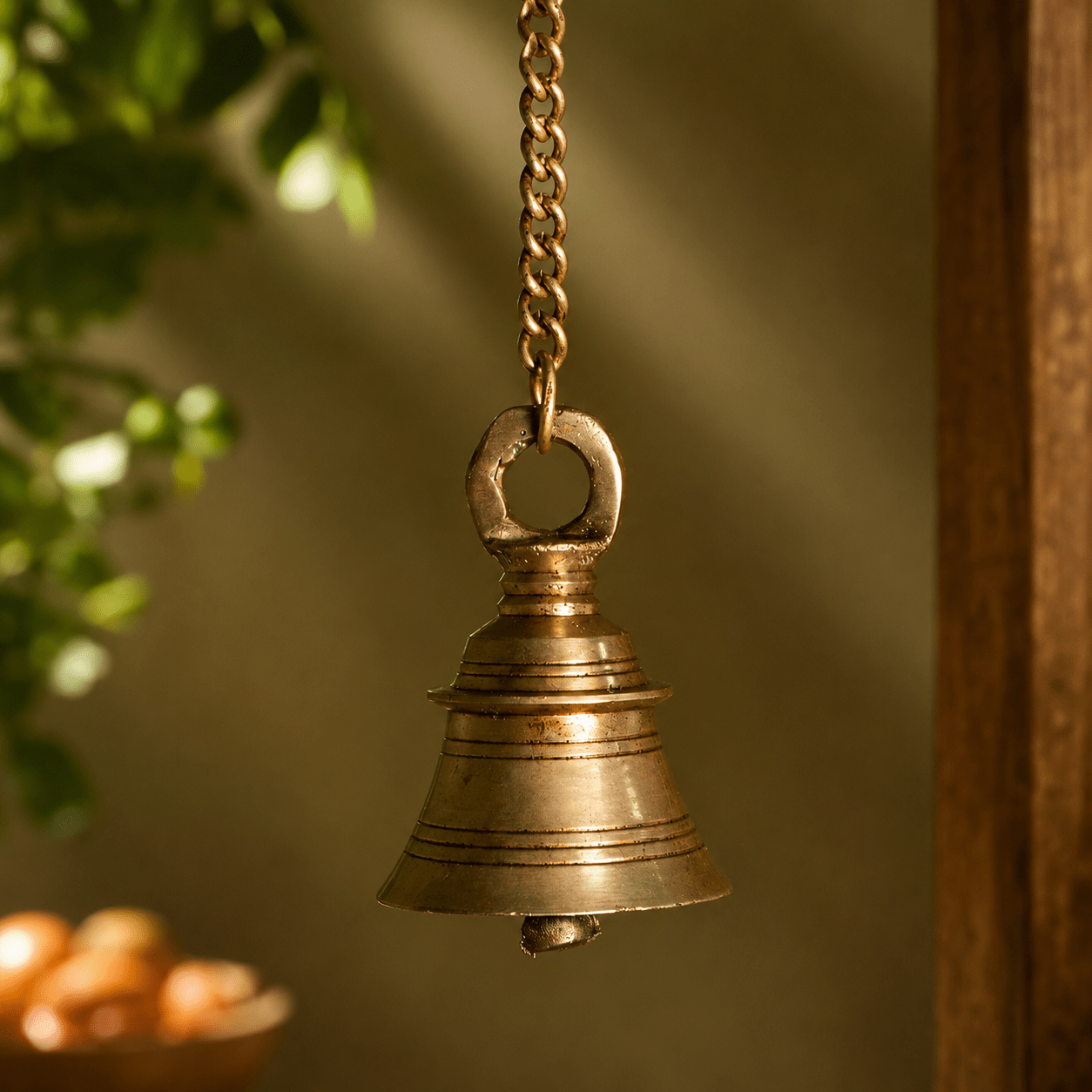 Antique Brass Harmony Hanging Bell