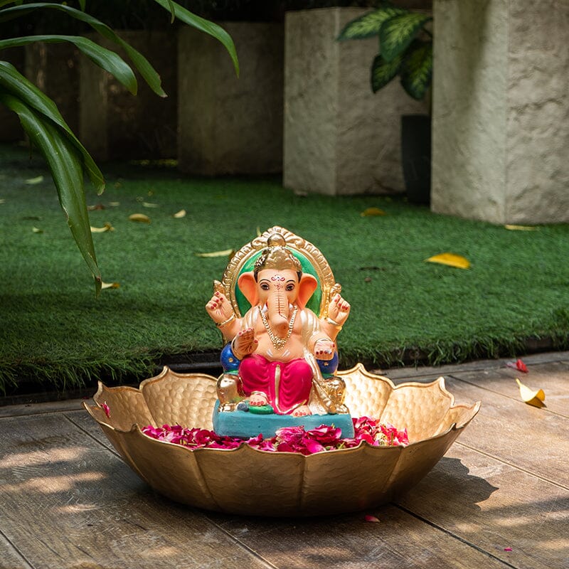 8INCH Eco-Friendly Lalbaugcha Raja Ganpati | Plant-A-Ganesha