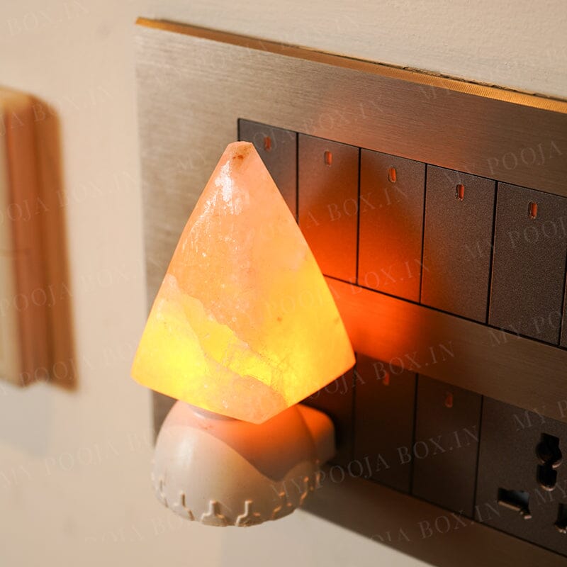 Pyramid Plug-In Himalayan Salt Lamp