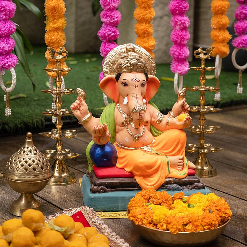 1.2FEET Eco-Friendly Devavrata Ganpati | Plant-A-Ganesha
