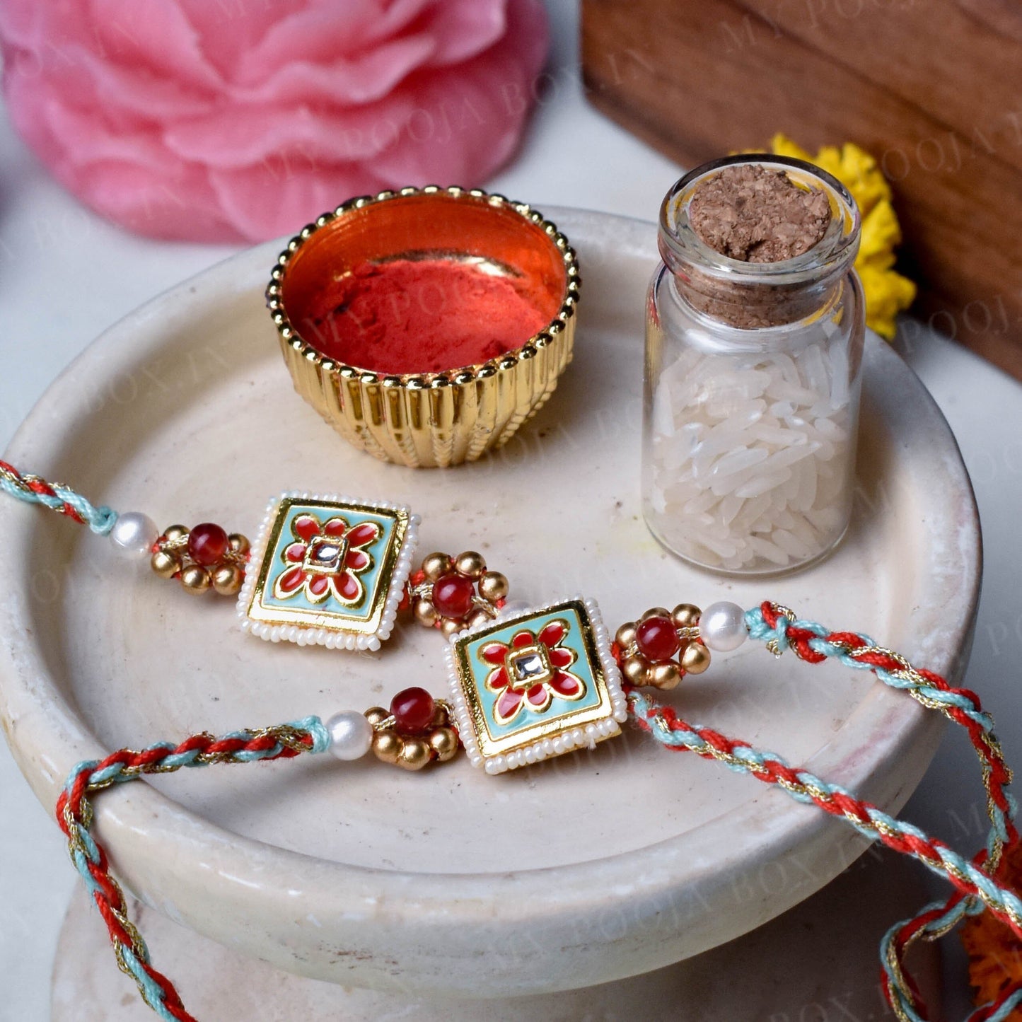 Splendid Stone Bhaiya Rakhi