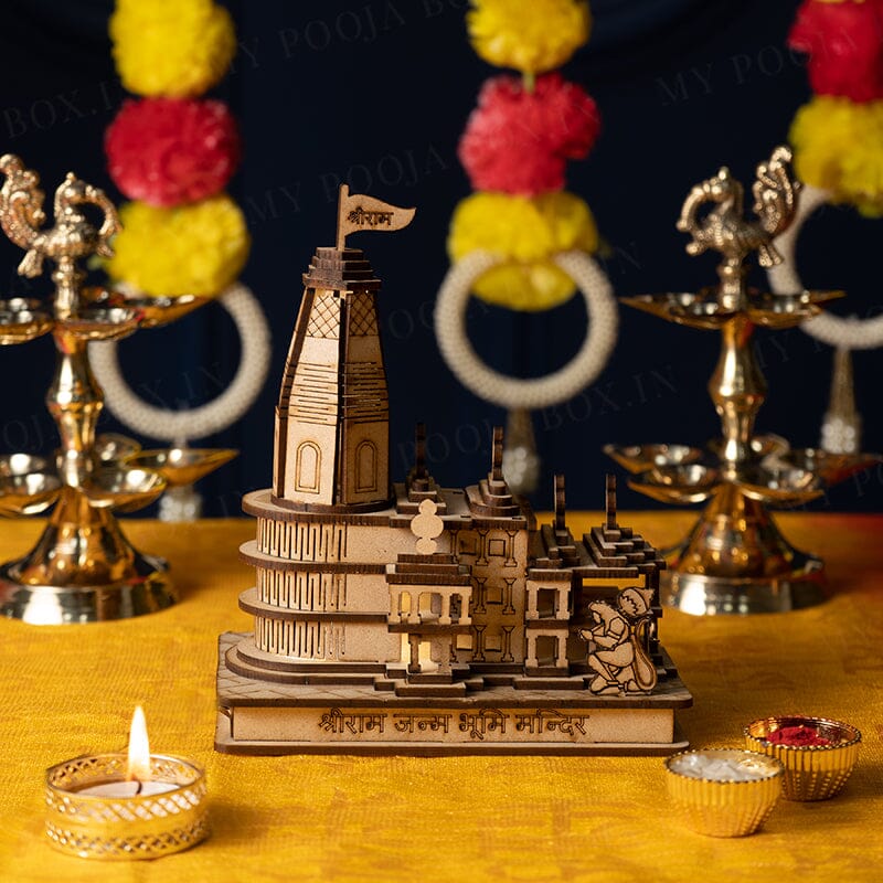 Shri Ram Mandir Janambhoomi Temple Ayodhya With Light