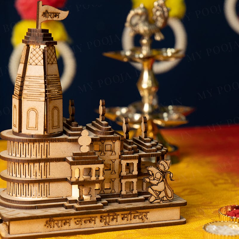 Shri Ram Mandir Janambhoomi Temple Ayodhya With Light
