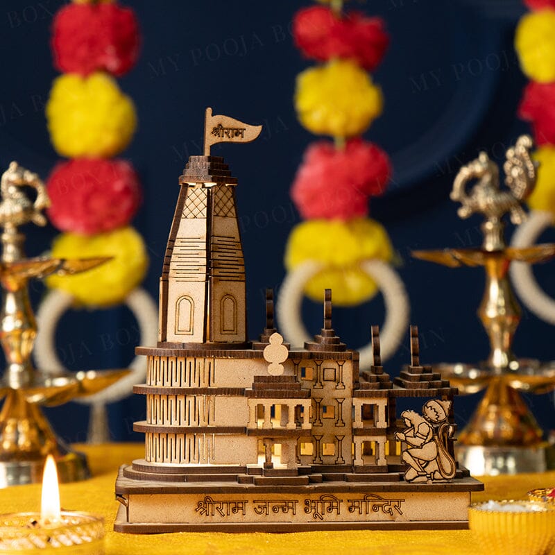 Shri Ram Mandir Janambhoomi Temple Ayodhya With Light