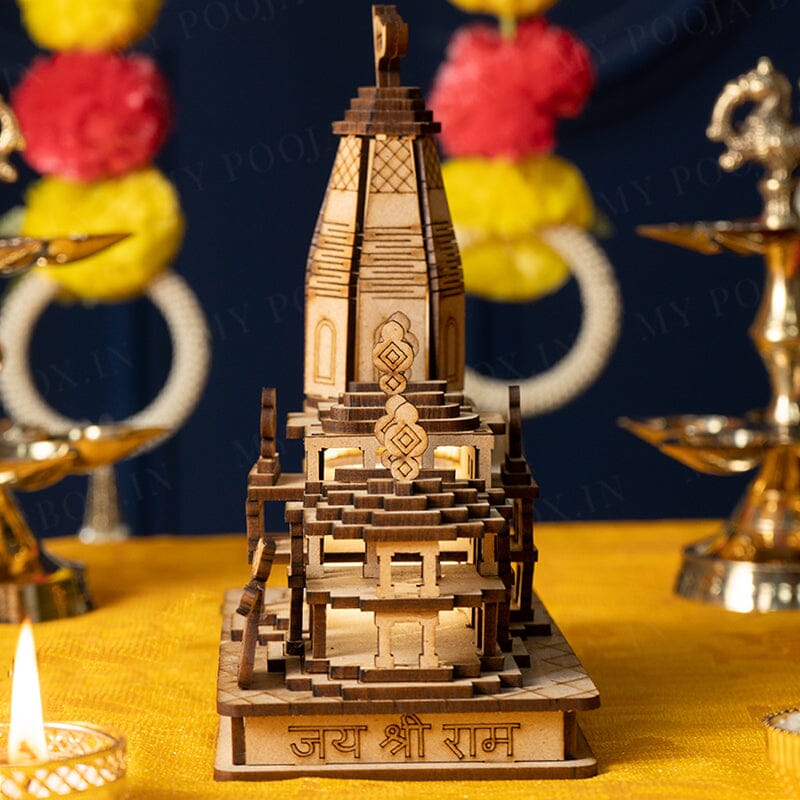 Shri Ram Mandir Janambhoomi Temple Ayodhya With Light