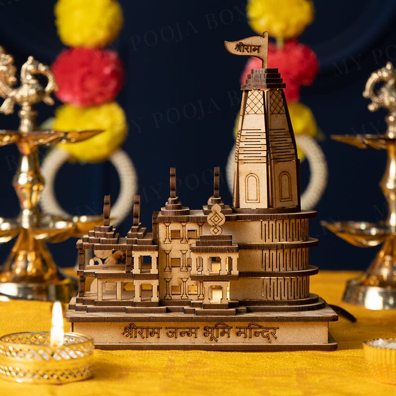 Shri Ram Mandir Janambhoomi Temple Ayodhya With Light