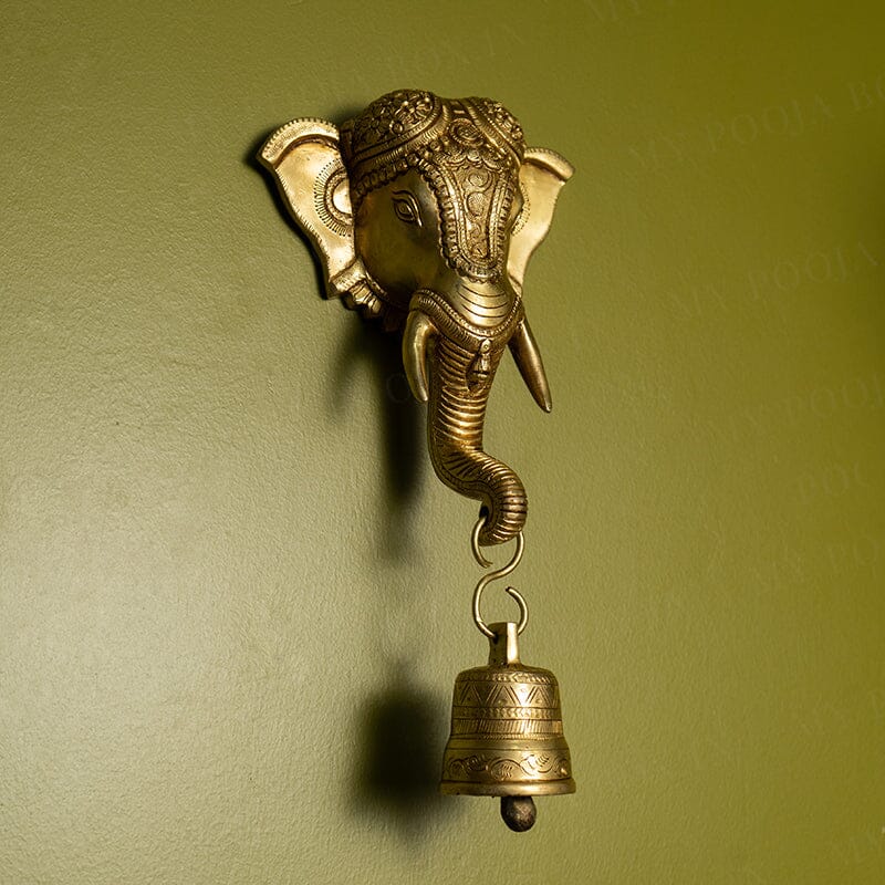 Eternal Ganesha Hanging With Bell