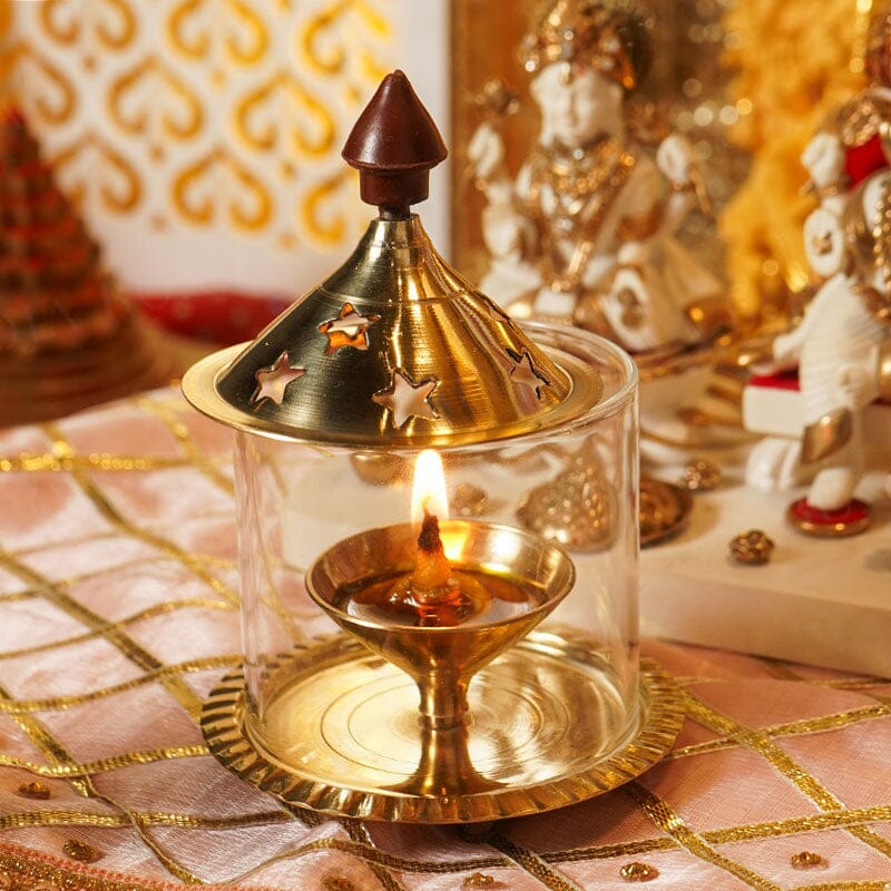 Brass Akhand Jyoti Diya