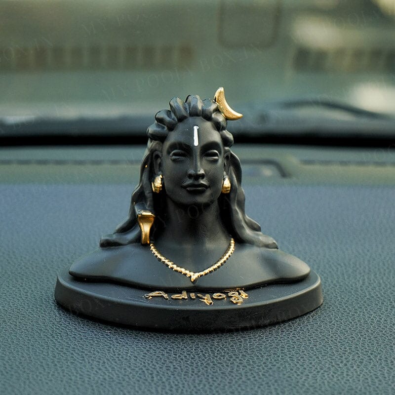 Adiyogi Shiva Statue Car Dashboard Idol