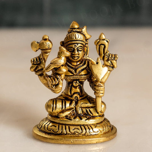 Petite Meenakshi Brass Idol