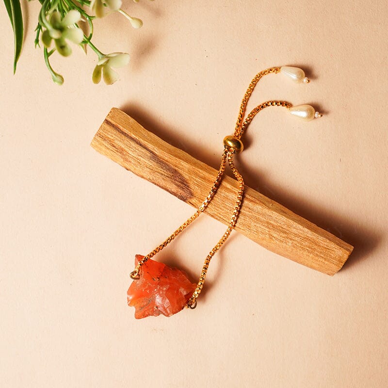 Carnelian Natural Crystal Bracelet