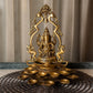 Ganesh Laxmi Saraswati Brass Diya Set of 3