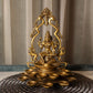 Ganesh Laxmi Saraswati Brass Diya Set of 3