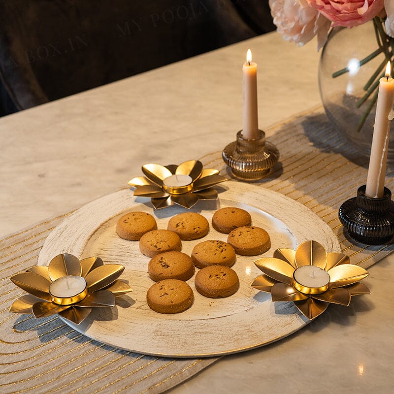 Decorative Lotus Platter