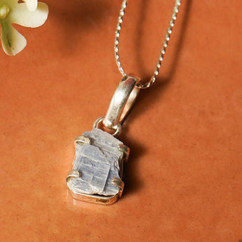 Natural Kynite Crystal Pendant