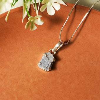 Natural Kynite Crystal Pendant