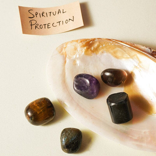 Protection Crystal Healing Tumble Stone Set