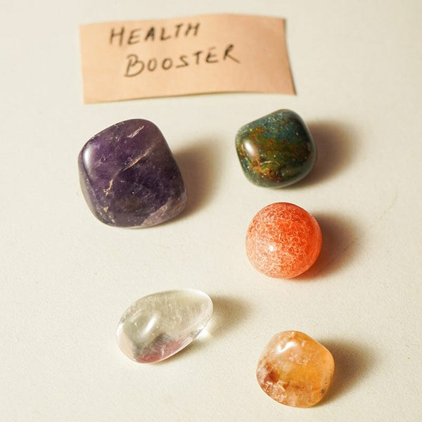 Energy/ Health Booster Crystal Healing Tumble Stone Set