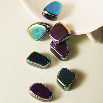 Titanium Rainbow Aura Quartz Tumble