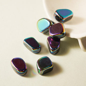 Titanium Rainbow Aura Quartz Tumble