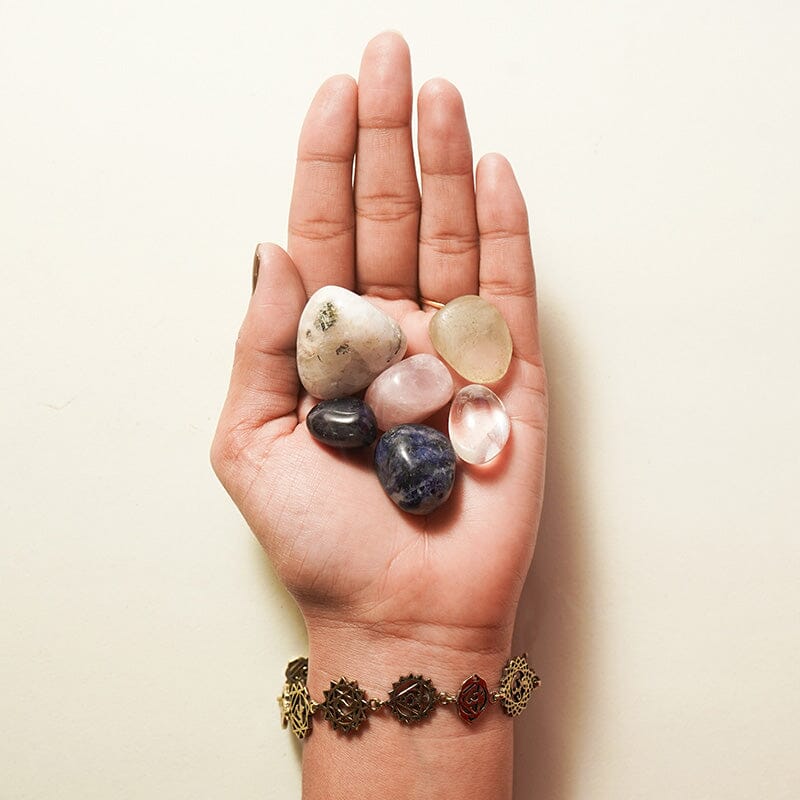 Education Crystal Healing Tumble Stone Set