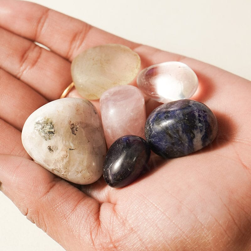 Education Crystal Healing Tumble Stone Set