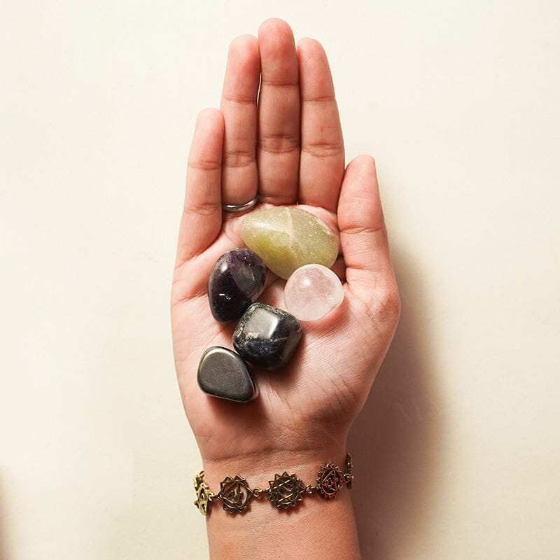 Reduce Stress Crystal Healing Tumble Stone Set