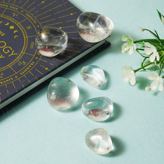 Clear Quartz Crystal Healing Tumble Stone Set