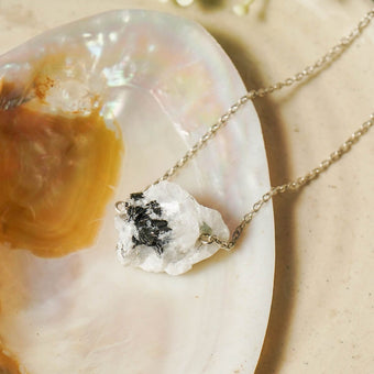 Moonstone Natural Crystal Necklace