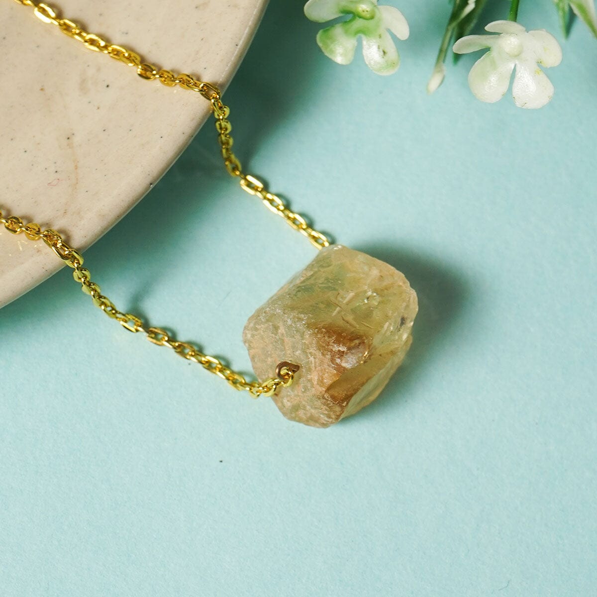 Citrine Natural Crystal Necklace