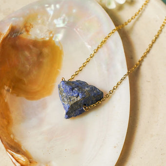 Lapis Lazuli Natural Crystal Necklace