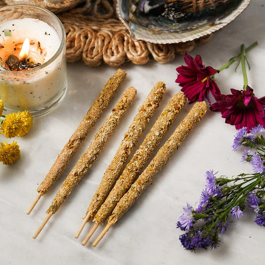 Chamomile Flowers Smudge Incense Sticks (Set of 5)