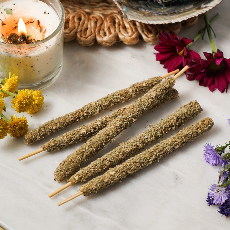 Sage Leaves Smudge Incense Sticks (Set of 5)