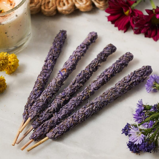 Lavender Buds Smudge Incense Sticks (Set of 5)