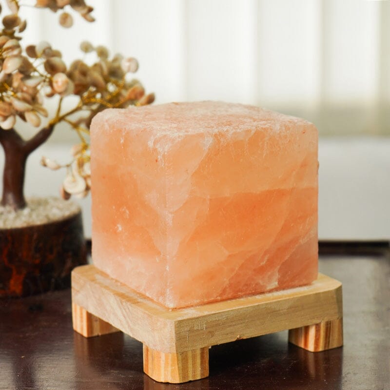 Himalayan Pink Salt Cube Glow Lamp