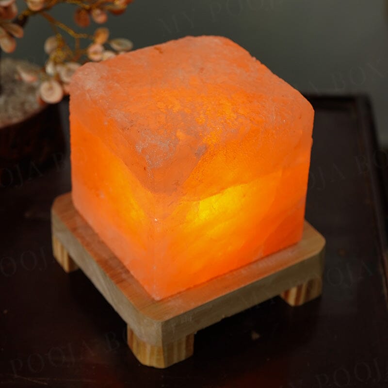 Himalayan Pink Salt Cube Glow Lamp