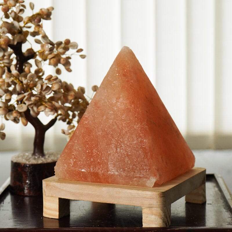 Himalayan Pink Salt Pyramid Glow Lamp